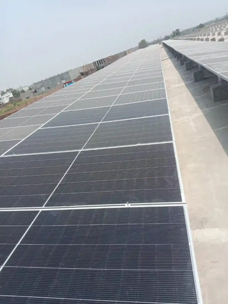 250 kW industrial solar solution installation at Health Capsules, Faisalabad